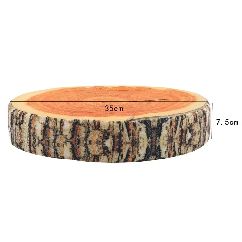 Stump หมอนสร้างสรรค์จำลองสูงรอบ Stump/กระดานไม้/คณะกรรมการตัดการสร้างแบบจำลองเบาะหมอนน่ารัก — image 6