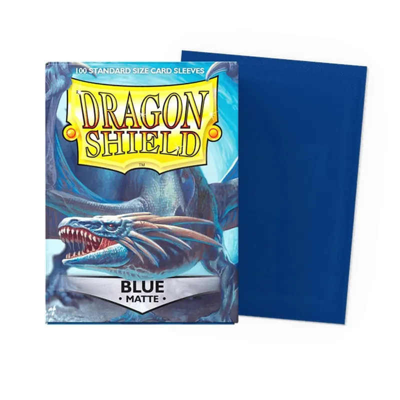 100 PCS/BOX 66x91mm Saiz Standard Demark Dragon Shield Lengan Kad Matte untuk Lengan Kad Permainan Papan MTG/PKM/YGO/TCG