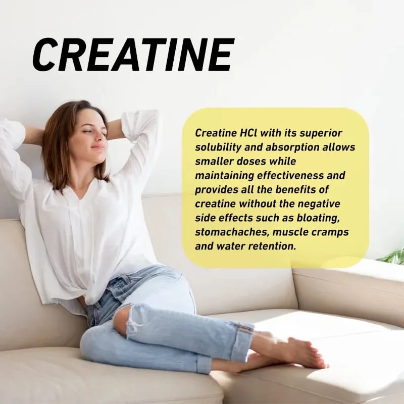 Creatina HCl - Aumenta la resistenza energetica e la massa muscolare per migliorare le prestazioni atletiche — image 7