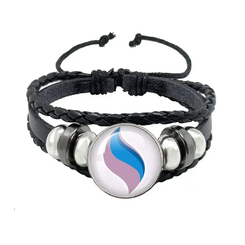 Llavero Pokémon Mega Stone, periférico de animé, creatividad, moda exquisita, hebilla de cuerda de cuero negro, tendencia — image 24