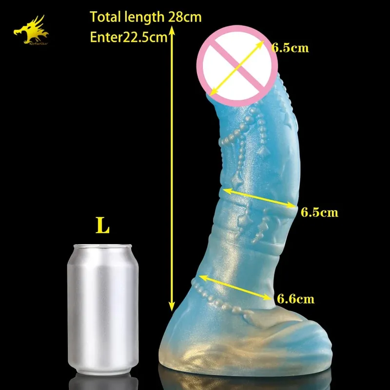 Nothosaur Realistic Dildo Vibrator Výkonný stimulátor bodu G a klitorisu Sexuální hračka pro dospělé pro ženy Masturbátor — image 9