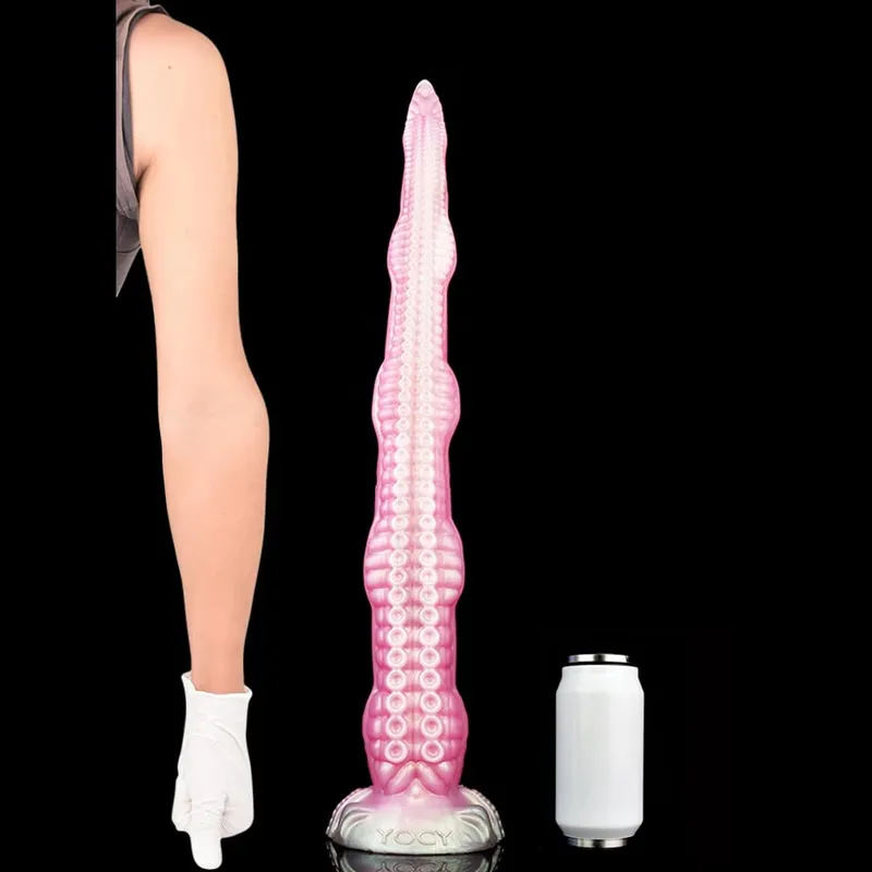 65cm 긴 엉덩이 플러그 흡입 컵 S M L XL XXL 판타지 문어 다리 딜도 라구 딜도 항문 구슬 5 크기 여성을위한 섹스 토이 남자 — image 20