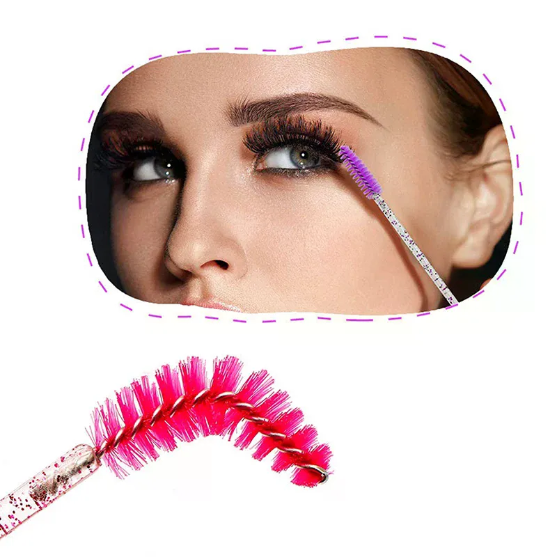 10 ชิ้น/เซ็ตคอลเลกชันผลไม้แปรงมาสคาร่าReusable LashแปรงหลอดSpoolies Lash ExtensionแปรงApplicatorsแต่งหน้าเครื่องมือ — image 4