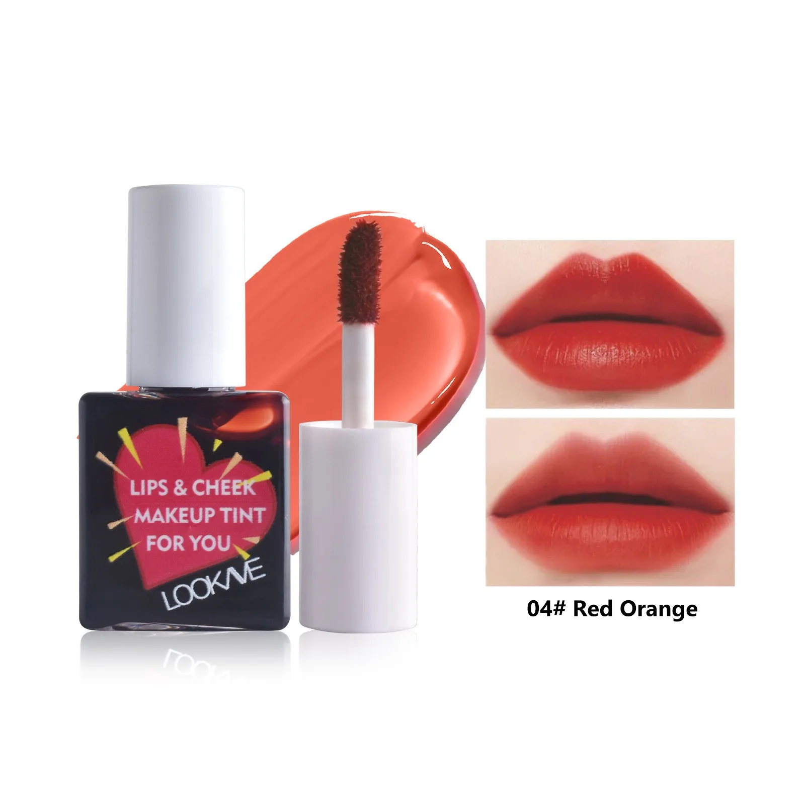 Lip Cheek Water Tint Mat Lip Stain Fugtgivende Frugt Flydende Læbestift Blush 6 Farve Lip Gloss Langtidsholdbar Vandfast Kosmetik — image 11