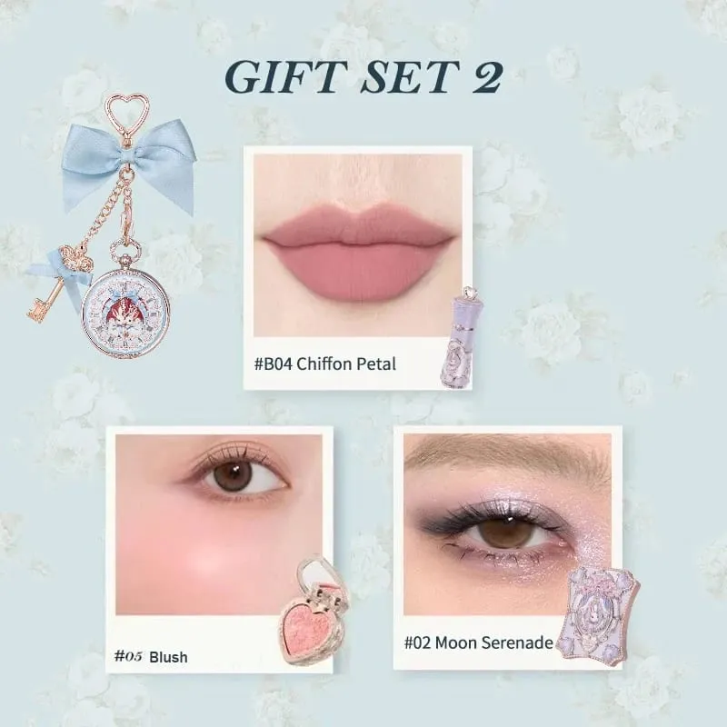 Flowerknows Bunny Garden Collection Gift Set Makeup High Pigment Palette Lip Balm Keychain Velvet Matte Lipstick Cream Blush Set — image 10