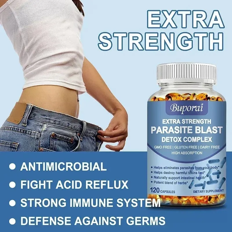 Parasite Blast Detox Complex - Elimineer parasieten Bevorder de spijsvertering Reiniging en ontgifting Ondersteunt de darmgezondheid — image 5
