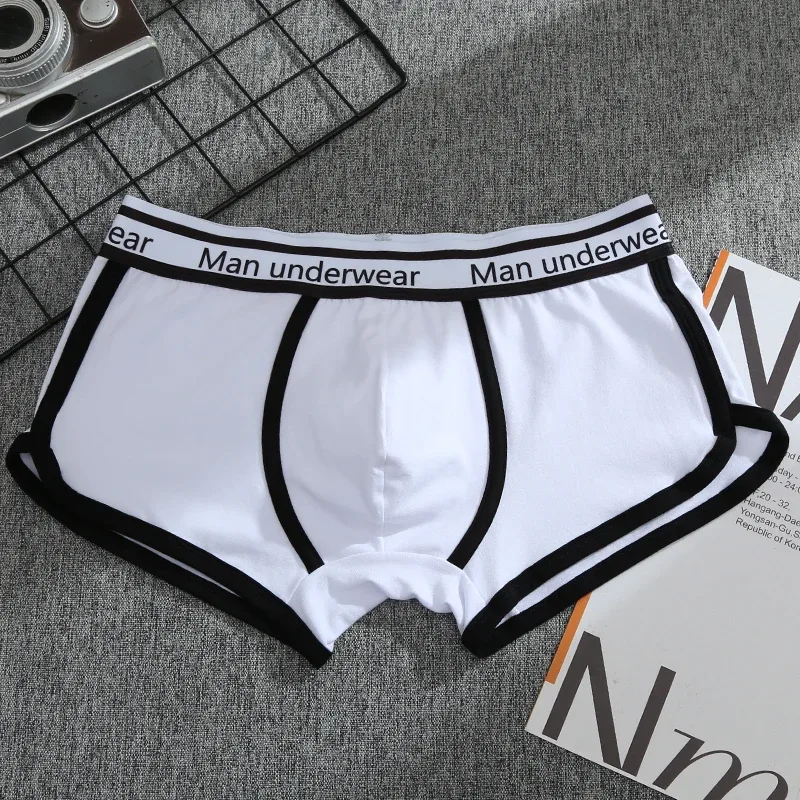 1/4 adet erkek iç çamaşırı boksörler pamuk külot nefes düz Boxershorts erkek orta bel külot Trend erkek şort Homme şort — image 20