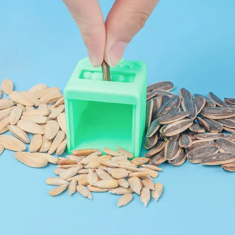 Melonfrøskræller Automatisk afskalningsmaskine Solsikke Melonfrø Lazy Artefact Opener Nøddeknækker Husholdningskøkkentilbehør — image 2