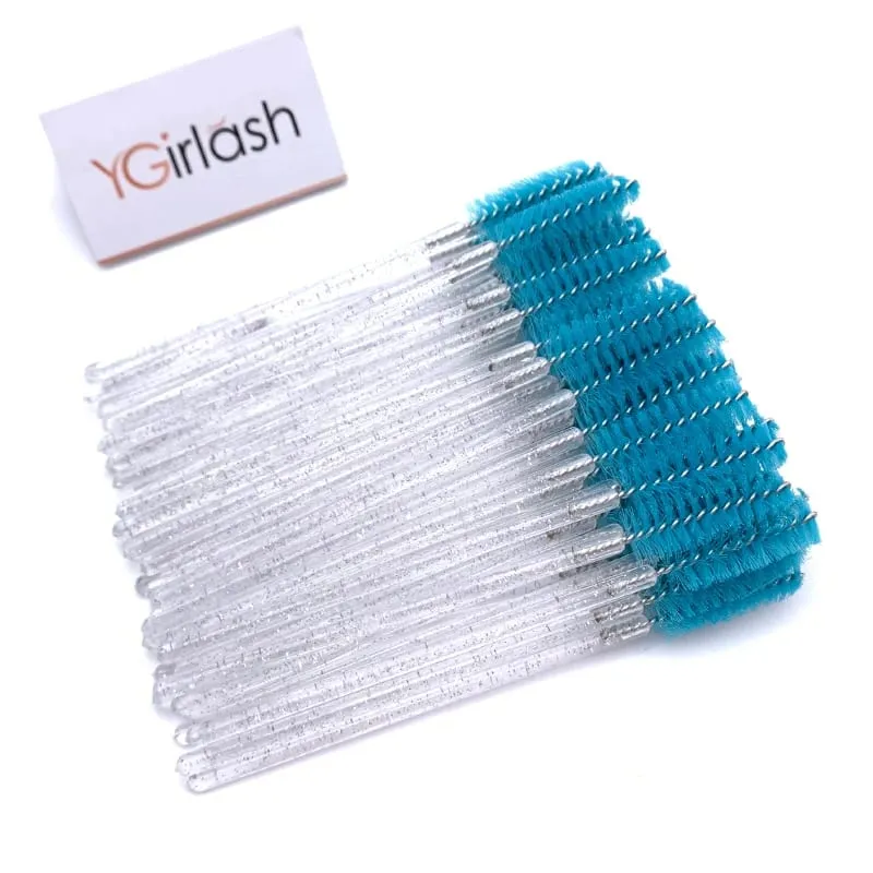 YGirlash 50Pcs Lash Swans Aplikator Bulu Mata Kristal Pemegang Berlian Pakai Nilon Tongkat Maskara Berus Alat Kosmetik — image 25