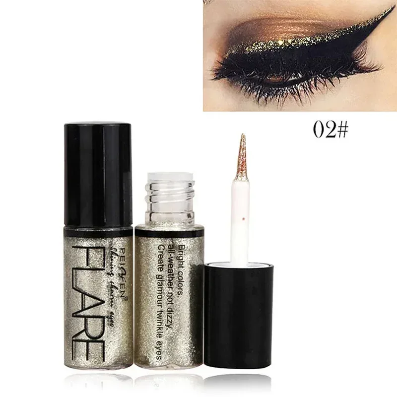 1 Stück großer doppelköpfiger Dichtungs-Eyeliner, wasserdichter und schnell trocknender schwarzer flüssiger Eyeliner, kleiner Wimpernkleberstift, Augen-Make-up-Kosmetik — image 9
