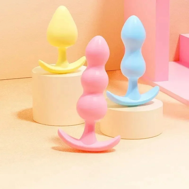 3 Size Anale Plug Siliconen Butt Plug Dildo Masturbatie Vaginale Plug Speeltjes voor Vrouwen Paar Anale Dilatator Speelgoed Volwassen winkel — image 3