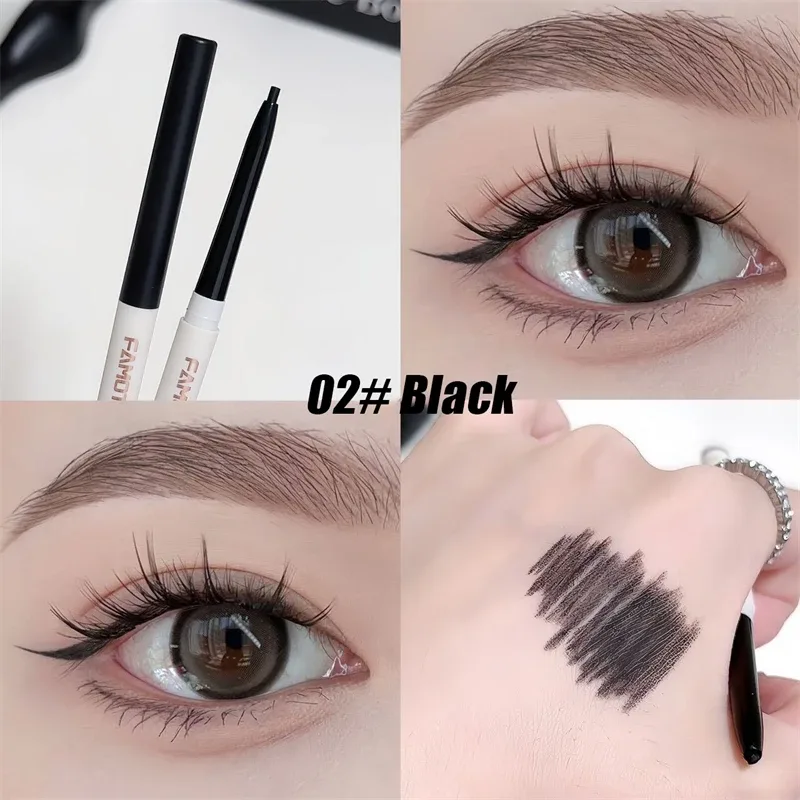 1 unidad de delineador de ojos de gusano de seda, pluma de Gel suave, delineador de ojos mate de larga duración, lápiz de Gel delineador de ojos impermeable, maquillaje coreano de secado rápido — image 11