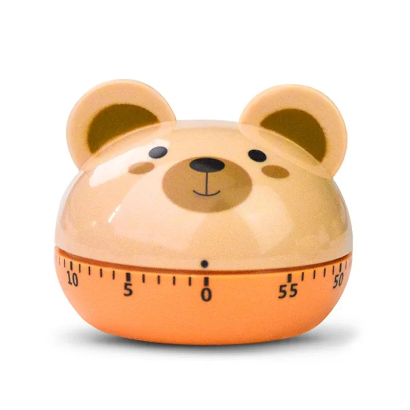 Mechanischer Küchentimer mit Cartoon-Tiermuster, Kochalarm, Countdown-Timer