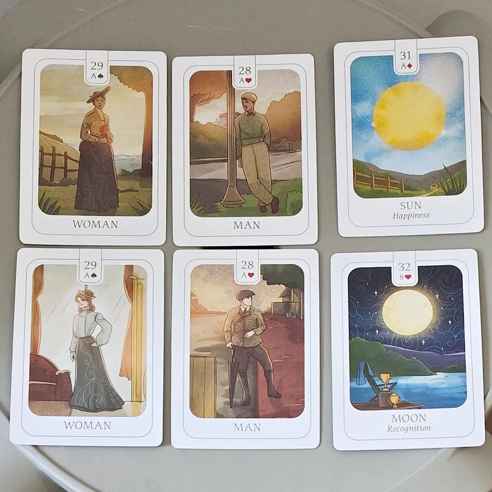 Prostota Talia Lenormand 41 szt. Pięknie ilustrowanych kart ze znaczącą symboliką z kartami „Tak Nie Może” 9*6 cm — image 6