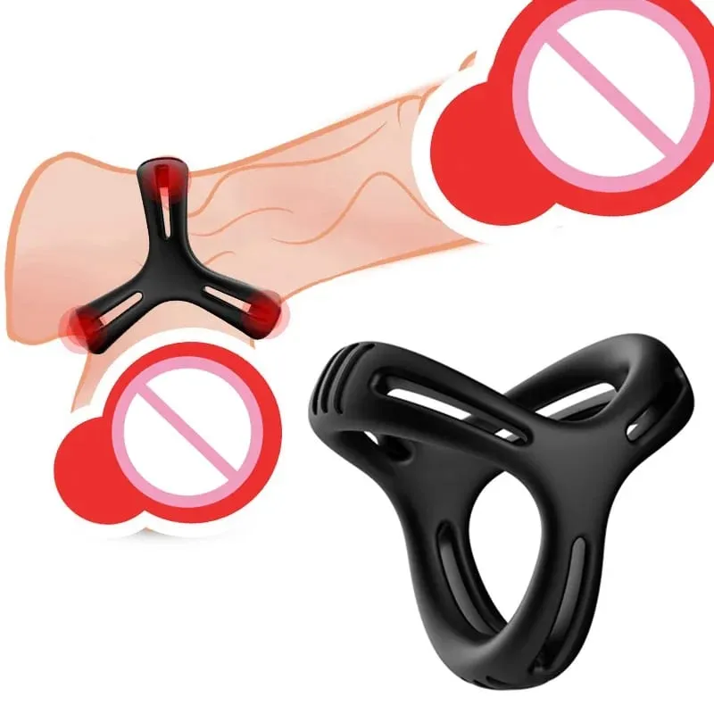 Ốp Dương Vật Nhẫn Cockring Cho Nam Tinh Dịch Vòng Khóa Trì Hoãn Penisring Xuất Tinh Nam Gà Trống Nhẫn Đồ Chơi Tình Dục Dành Cho Các Cặp Đôi — image 1