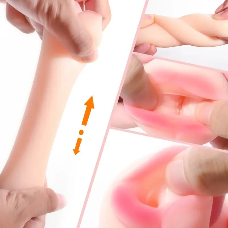 Cups Masturbator Ei Draagbare Stimulator Penis Massager Zacht Rubber Volwassen Speeltjes voor Mannen Realistische Vagina Pocket Kut — image 3