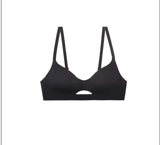 US กีฬา Push-Up Bra Anti-Sagging ไม่มีรอยต่อ Racerback Bralette ชุดไม่มีลวดสำหรับหน้าอกเล็กผู้หญิงฤดูใบไม้ร่วงฤดูหนาว