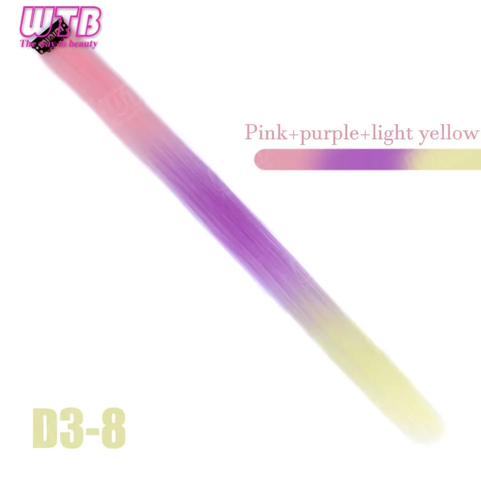 WTB ต่อผมสังเคราะห์สี BB คลิปต่อผมไล่ระดับสีสไตล์ไล่ระดับสีเหมาะสำหรับการสวมใส่ในชีวิตประจำวันของผู้หญิงและวันหยุด — image 18