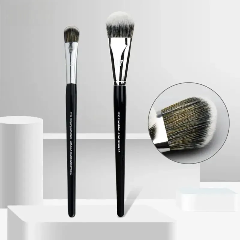 Professionelle Foundation Pinsel 47/52 Besen Kopf Flüssige Foundation Schatten Reparatur Pinsel Frauen Gesicht Basis Make-Up Schönheit Werkzeuge — image 10