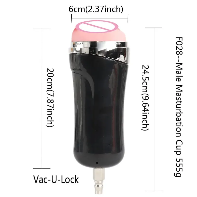38 Lampiran Mesin Seks Premium Tanpa Bunyi VAC-U-Lock Dildo Cawan Tarikan Produk Seks Mesin Seks Wanita — image 7