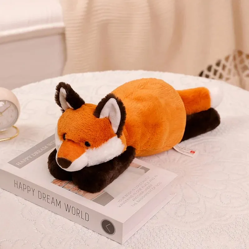 Jouets en peluche doux, raton laveur, Crocodile, paresseux, renard, animaux mignons, oreiller de couchage, coussin en peluche de dessin animé