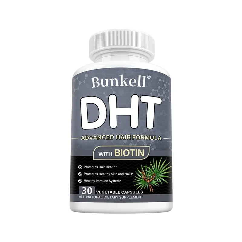 DHT Blocker Premium Hair Care Formula with Biotin Supplement Support Healthy Hair Skin and Nails Promote Immune System — image 8