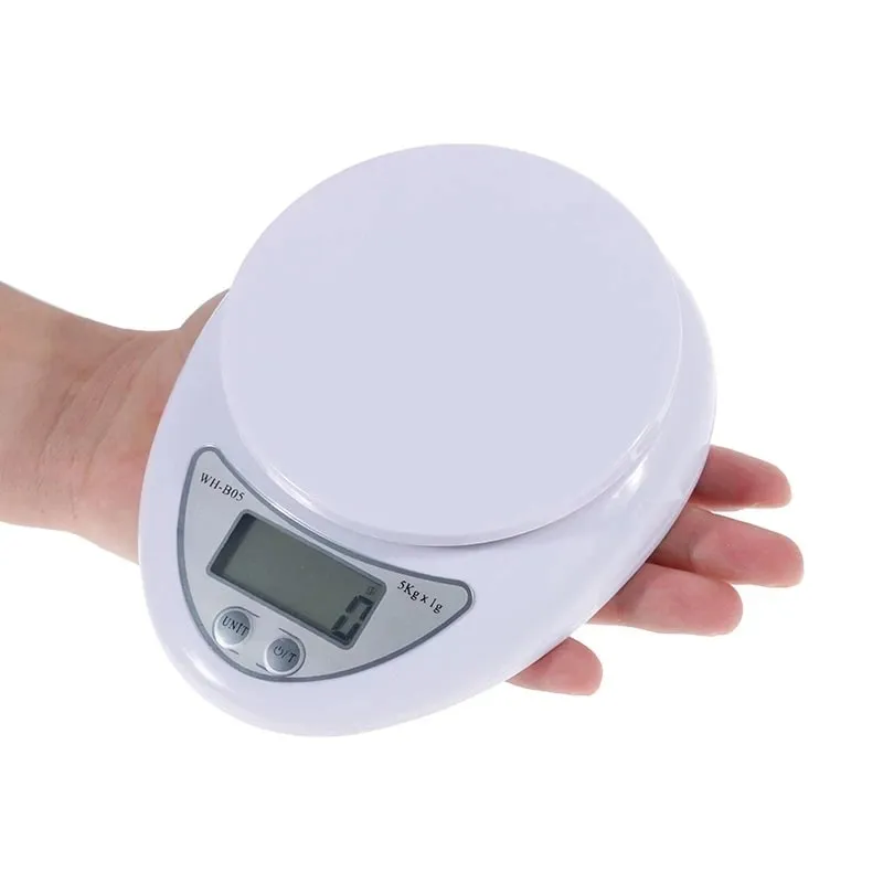 Balance numérique Portable 5kg/1g 1kg/0.1g, balances électroniques LED, mesure postale des aliments, poids de cuisine, balances électroniques LED — image 2