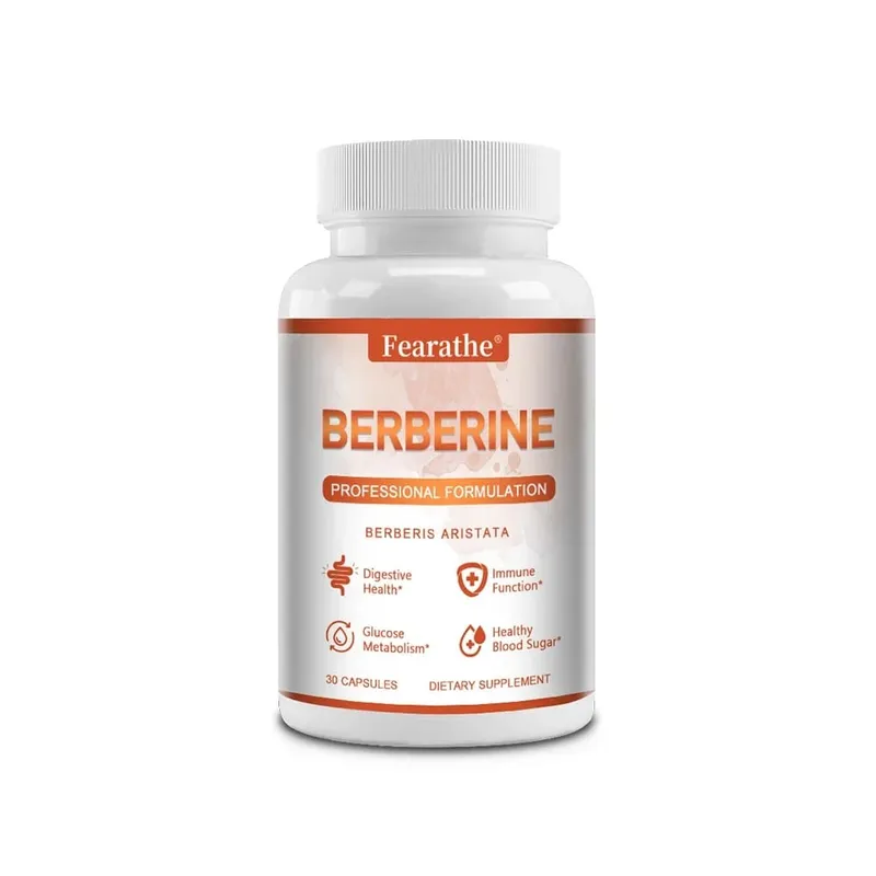 Premium Berberine - Understøtter immunsystemets vægtkontrol Fordøjelsessundhed og GI-funktion Supplement 120 kapsler