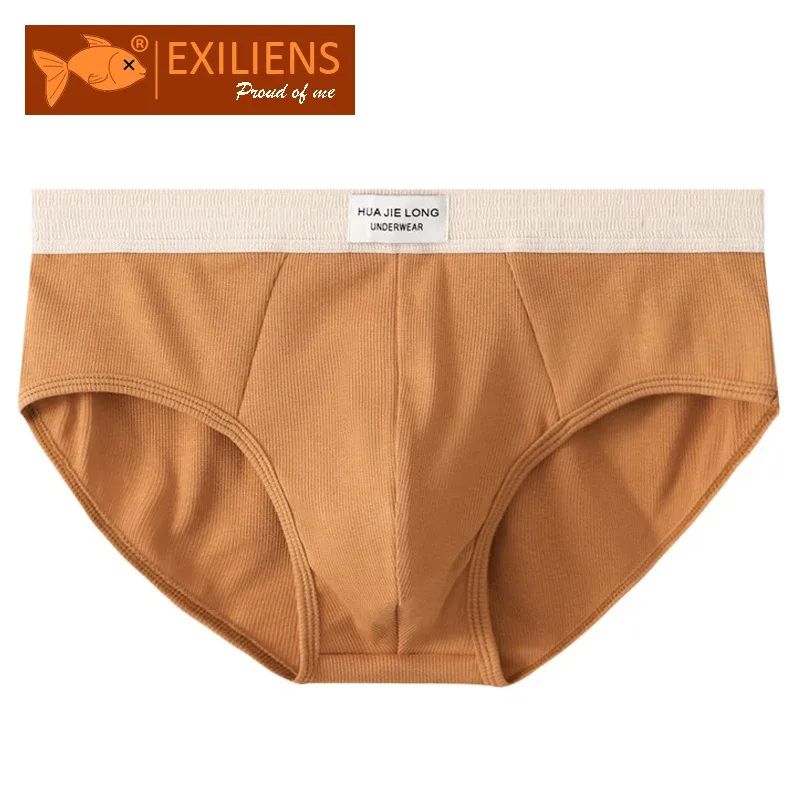 Neue Sexy Weichen Bund Solide Baumwolle Unterwäsche Männer Kurze Atmungsaktive Herren Slips Komfortable Mann Shorts Größe M-3XL B6242 — image 1