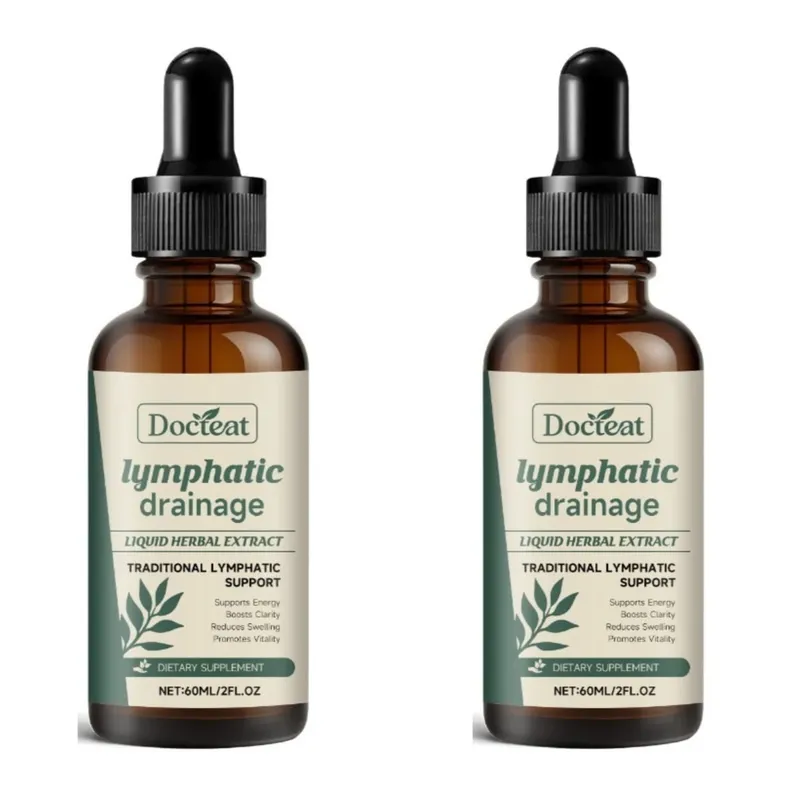 Lymfedrainagedruppels 60 ml supplement helpen opgeblazen gevoel en gezondheid van het immuunsysteem met klavertjes rode klaver en stillingiawortel — image 8