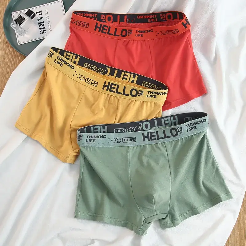12Pcs Men's underwear Boxer Brief Plus size Cotton Panties Breathable Soft 40-130KG — image 1