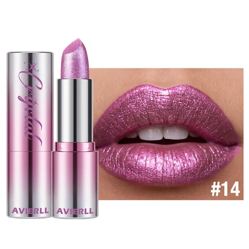6 Color Polarised Shimmer Lipstick Metallic Pearlescent Pink Glitter Lipstick Waterproof Lasting Lip Tint Women Cosmetics Makeup — image 12