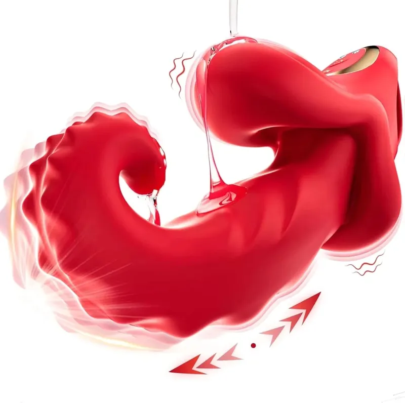 Thrusting เลียลิ้น Vibrator สำหรับผู้หญิง G Spot Clit Stimulator หญิง Masturbation หัวนมช่องคลอดนวดผู้ใหญ่ Sex Toy