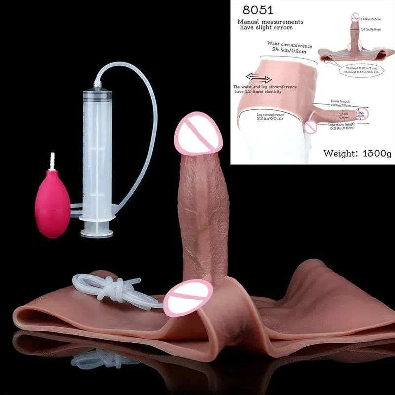 ซิลิโคน Anal Plug Squirting Dildo กางเกงกล้ามเนื้อหน้าท้อง Solid อวัยวะเพศชายช่องคลอด Anal Masturbator เพศของเล่นสำหรับหญิง — image 11