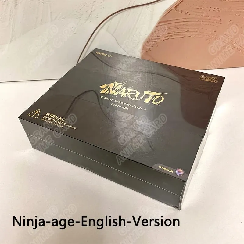 ของแท้ Naruto T4W8 JIN1 JIN2 SEA ภาษาอังกฤษรุ่น Global Version Booster กล่องอะนิเมะ TCG Rare CR Ninja World Collection การ์ด — image 6