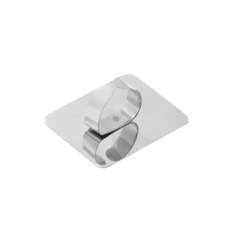 Mini Nail Art Ring Palette Stainless Steel Finger-Worn Mixing Tool for Nail Art Design Manicure Salon DIY Beauty Makeup Pigment — image 5