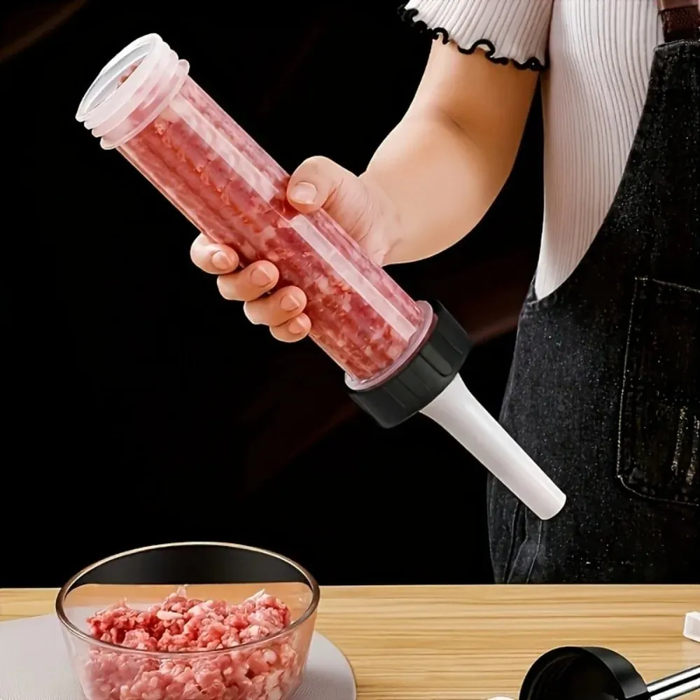 Manual Sausage Stuffing Machine Handheld Sausage Maker Tool Syringe for Homemade Sausage Kitchen Gadget for Party Food Crafting — image 8