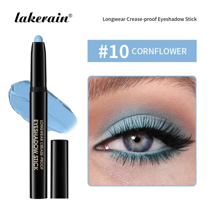 Shimmer & Matte Eyeshadow Pencil Stick Waterproof Pearlescent Metallic Glitter Eye Shadow Highlighter Pen Eyeshadow Cosmetics