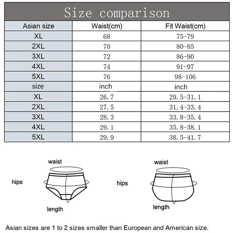 1PC Cotton Briefs Men's Comfortable Underpants Male Breathable Underwear Lingerie Panties Plue Size Xl -5XL — image 15