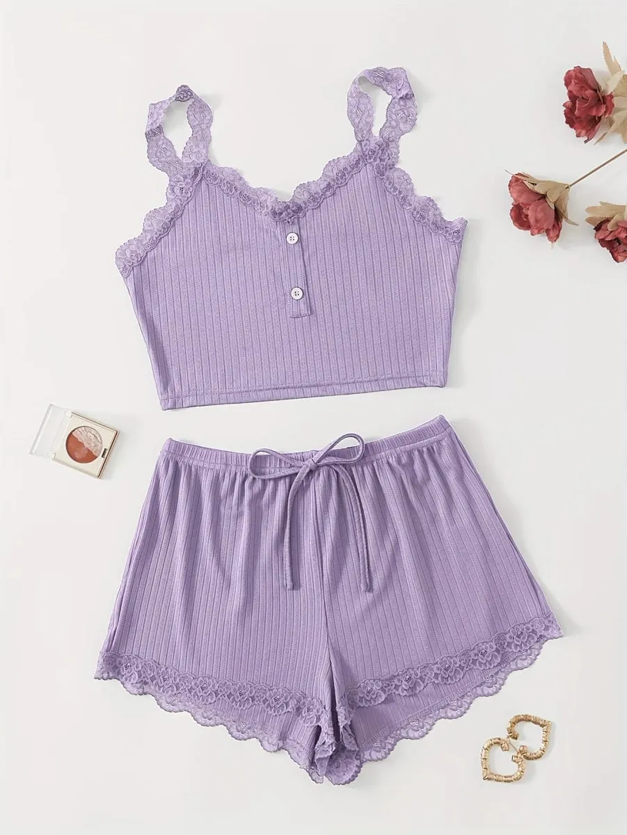 ชุดชั้นในสตรีชุด Bra และชุดกางเกง Panty ชุดสีทึบ Loungewear เครื่องแต่งกายที่ใกล้ชิดลูกไม้รัดตัว PLUS ขนาด 2 ชิ้นชุดชั้นใน — image 8