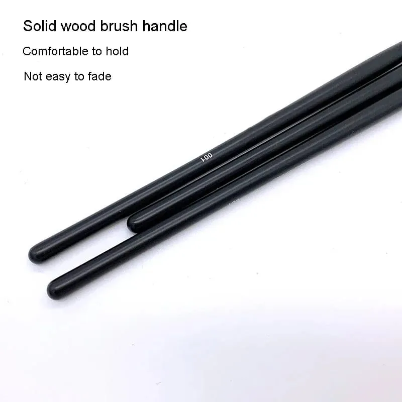 1Pc Bent Liner Makeup Brushes Precision Angled Eyeliner Brush Eyeshadow Eye Brow Tool Detalye Eye Liner Precision Cosmetic Tools