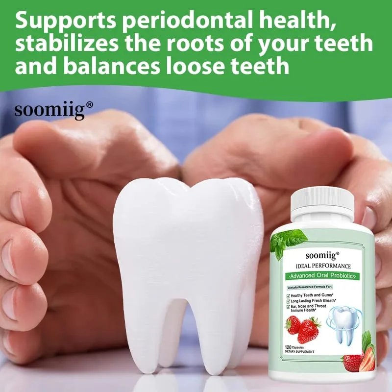 Advanced Oral Probiotics for Teeth Health & Fresh Breath - Chewable Probiotics for Oral Bad Breath 30/60/120 Capsules — image 4