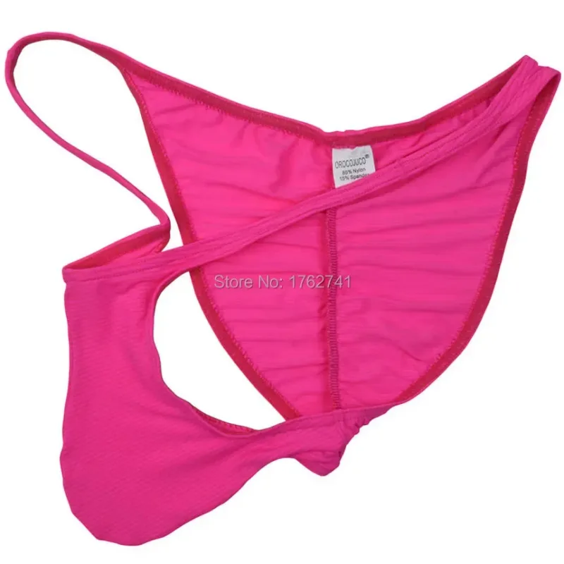 Men Brazilian Bikini Brief Pucker Bikinis Underwear Mini Trunks Slip Homme Ice Silk Cheeky Shorts Briefs — image 4
