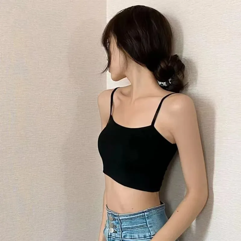 Camisole Anti-exposition confortable, Design pratique, débardeur sans manches, tissu doux, Camisole respirante pour femmes — image 9