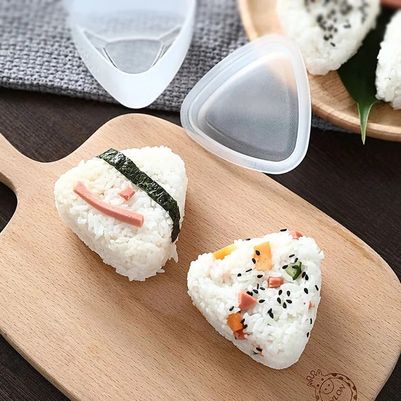 Accessori per stampi Onigiri a forma di triangolo per strumenti per la preparazione del sushi Preparare stampo per sushi Forma di stampo per riso SSGJ002 — image 4