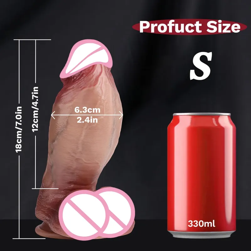 Duże realistyczne silikonowe Dildo z przyssawką punkt G wibratory analne Strapon Dick Butt Plug Masturbat dorosłe zabawki erotyczne dla mężczyzny kobiety