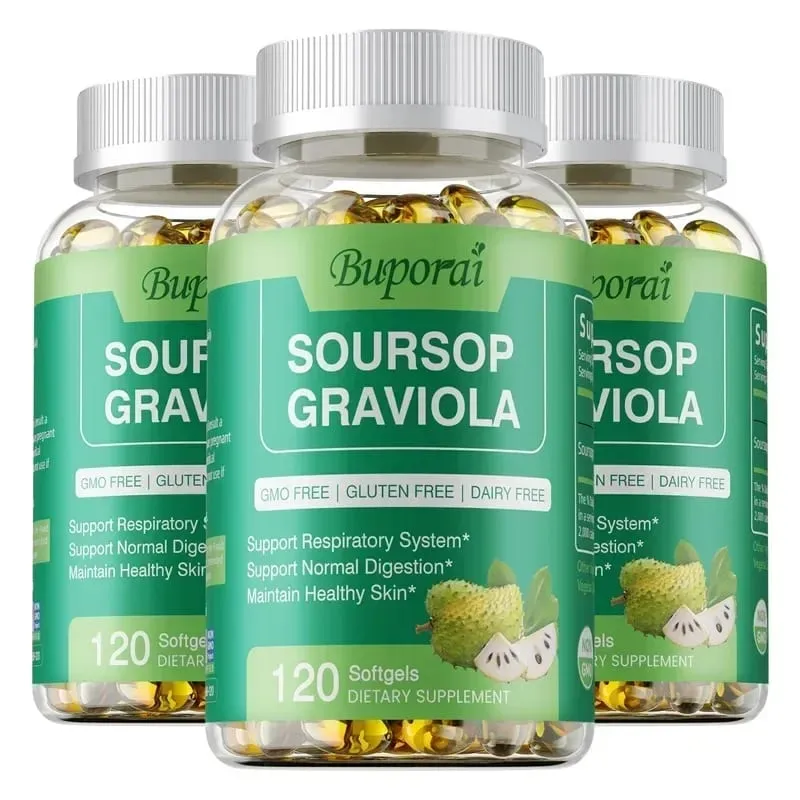 Soursop Graviola - Relax Liver and Sleep Cell Support & Regeneration Immune Boost CapsulesSupplement — image 11