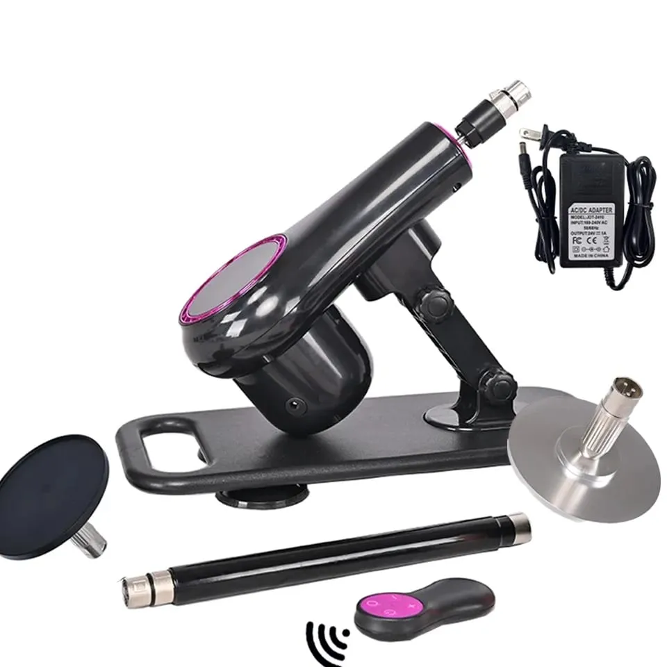 vibratore telescopico automatico della macchina dell'amore che spinge la macchina del sesso con diversi giocattoli allegati al dildo Giocattoli del sesso — image 1