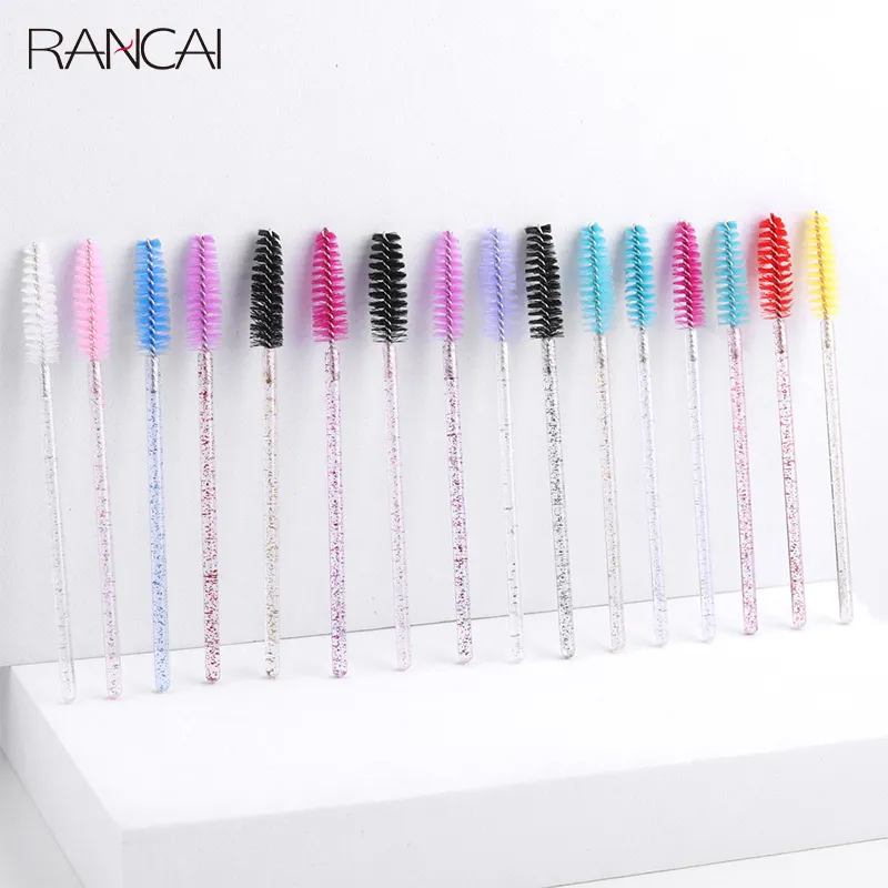 50 ชิ้น Disposable แปรงขนตา Extension คริสตัล Eyebrow แปรงมาสคาร่า Eye Lashes ชุดเครื่องมือเครื่องสำอางค์แต่งหน้าความงาม — image 2
