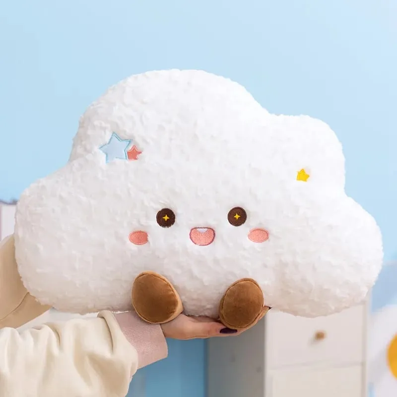 45/55 ซม.Cloud Rainbow หมอน Plush ตุ๊กตาตุ๊กตาการ์ตูนสภาพอากาศโซฟาตกแต่งของเล่นสำหรับห้องนอนเด็กสำนักงาน